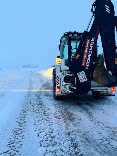 Tokat&rsquo;ta 256 k&ouml;y yolu ulaşıma kapalı
