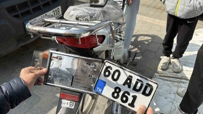 Tokat&rsquo;ta 50 bin TL&rsquo;lik motosikleti ile 146 bin TL&rsquo;lik ceza yedi
