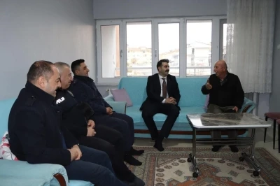 Tomarza Kaymakamı Eser&rsquo;den Kıbrıs Gazisi Tektaş&rsquo;a anlamlı ziyaret
