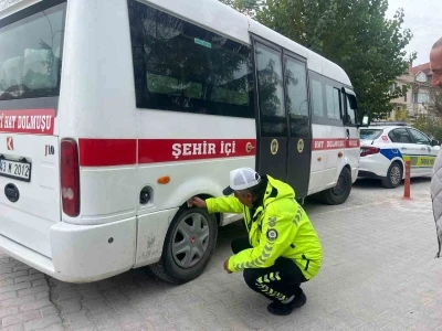 Toplu taşıma araçları kontrol altında
