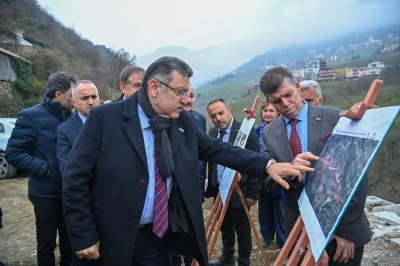 Trabzon&rsquo;da D&uuml;zk&ouml;y&rsquo;e dev altyapı yatırımı
