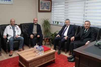 Trabzon Valisi Şahin&rsquo;den &Ouml;zel İmperial Hastanesi&rsquo;ne ziyaret
