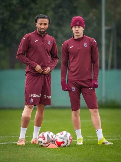 Trabzonspor, Gen&ccedil;lerbirliği ma&ccedil;ı hazırlıklarını s&uuml;rd&uuml;rd&uuml;
