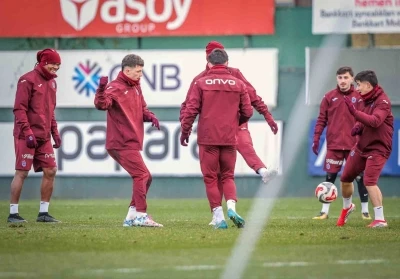 Trabzonspor, Kasımpaşa ma&ccedil;ı hazırlıklarına ara vermeden başladı
