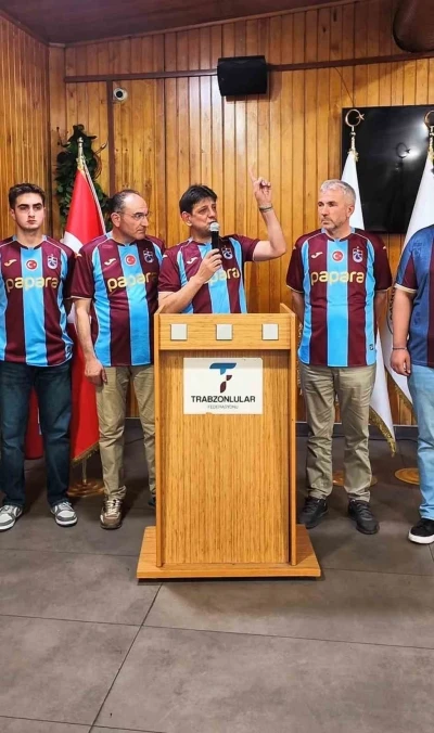 Trabzonsporlular Federasyonu&rsquo;ndan Trabzonspor&rsquo;a destek &ccedil;ağrısı
