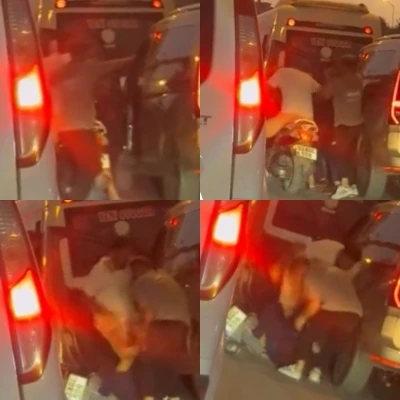 Trafikte araç sürücüsünü darbeden 2 şüpheli yakalandı
