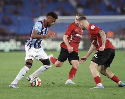 Trendyol Süper Lig: Trabzonspor: 1 - Gaziantep FK: 1 (Maç sonucu)
