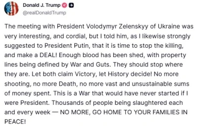 Trump’tan Zelenskiy görüşmesi hakkında açıklama: &quot;Ona bir anlaşma yapma zamanının geldiğini söyledim&quot;
