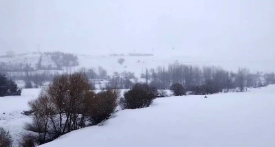 Tufanbeyli&rsquo;de kar yağışı etkili oldu
