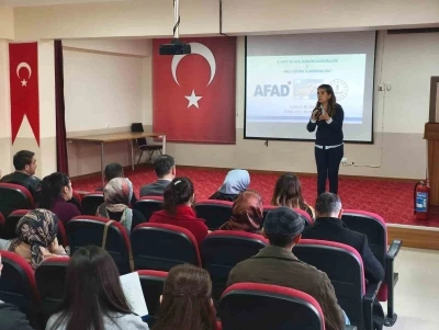 Tunceli’de afetlere karşı bilinç seferberliği
