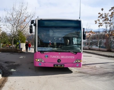 Tunceli&rsquo;de  bayramda &uuml;cretsiz ulaşım hizmeti

