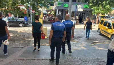 Tunceli’de kaldırım işgaline yönelik denetim: 9 esnafa para cezası
