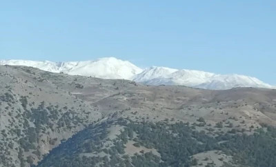 Tunceli’de Kırklar Dağı’na mevsimin ilk karı düştü
