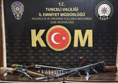 Tunceli&rsquo;de ruhsatsız silah operasyonu: 6 ş&uuml;pheli yakalandı
