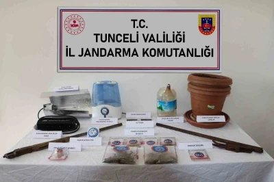 Tunceli’de uyuşturucu operasyonu
