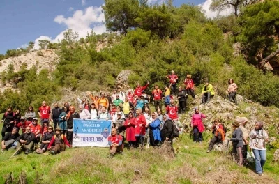 TURBELDAK&rsquo;tan Ulubey Kanyonu&rsquo;nda nefes kesen doğa y&uuml;r&uuml;y&uuml;ş&uuml;
