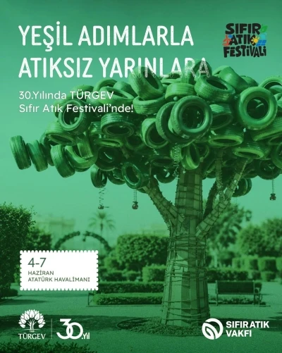 T&Uuml;RGEV, Sıfır Atık Festivali&rsquo;nde gen&ccedil;leri s&uuml;rd&uuml;r&uuml;lebilir yaşamla buluşturacak
