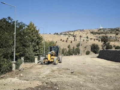 Turgut Özal Yaşam Parkı için yol çalışmaları hız kazandı
