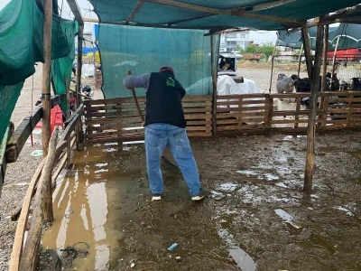 Turgutlu&rsquo;da sağanak yağış hayatı olumsuz etkiledi
