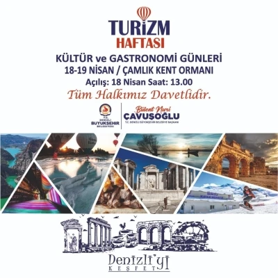 Turizm Haftası K&uuml;lt&uuml;r ve Gastronomi G&uuml;nleri başlıyor
