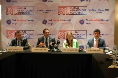 Türk Hematoloji Derneği Başkanı Prof. Dr. Ar: &quot;Ulusal veri tabanları dünyaya referans oluyor&quot;
