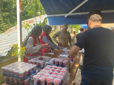 Türk Kızılayı’ndan yangın bölgesine destek
