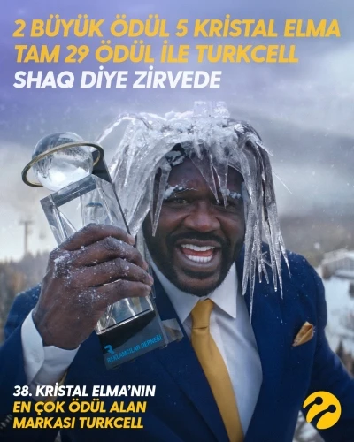 Turkcell&rsquo;e Kristal Elma&rsquo;dan toplam 29 &ouml;d&uuml;l
