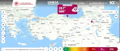T&uuml;rkiye&rsquo;de en kirli hava &Uuml;nye&rsquo;de &ouml;l&ccedil;&uuml;ld&uuml;
