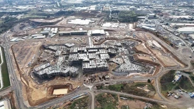 T&uuml;rkiye&rsquo;nin en b&uuml;y&uuml;k şehir hastanesi Sancaktepe&rsquo;de y&uuml;kseliyor
