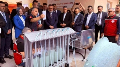T&uuml;rkiye&rsquo;nin ilk zirai m&uuml;cadele test istasyonu Sarıg&ouml;l&rsquo;de a&ccedil;ıldı
