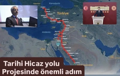 Türkiye, Suriye ve Ürdün Tarihi Hicaz yolu Projesinde Uzlaştı