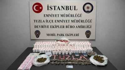 Tuzla&rsquo;da uyuşturucu tacirleri dron ile saniye saniye takip edildi
