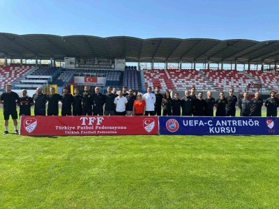 UEFA C Kursu 10 ilde yapıldı
