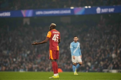 UEFA Şampiyonlar Ligi: Manchester City: 2 - Galatasaray: 0 (İlk yarı)
