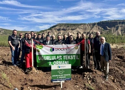 Uğurlular Tekstil 2000 fidanlık 2. Uğurlular Ormanı ile geleceğe nefes verdi
