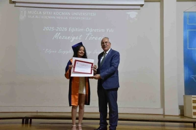 Ula Ali Ko&ccedil;man MYO&rsquo;da mezuniyet coşkusu
