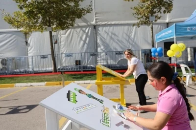 UlaşımPark standı miniklerin gözdesi oldu
