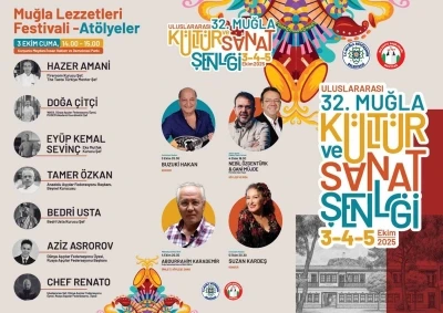 Uluslararası 32’nci Muğla Kültür ve Sanat Şenliği başlıyor
