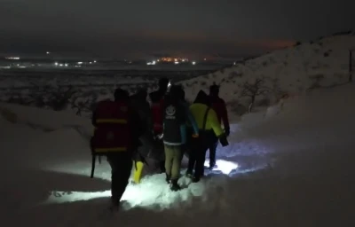 UMKE, ara&ccedil;ları kara saplanınca vakaya y&uuml;r&uuml;yerek ulaştı
