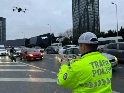 &Uuml;mraniye&rsquo;de dron destekli "kaynak" uygulaması ger&ccedil;ekleştirildi
