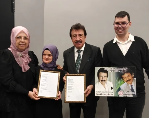 Umut &ccedil;ocukları &uuml;nl&uuml; sanat&ccedil;ıyı unutmadı
