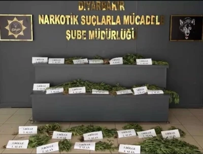 UNESCO D&uuml;nya Mirası Listesi&rsquo;ndeki Hevsel Bah&ccedil;eleri&rsquo;nde uyuşturucu ele ge&ccedil;irildi
