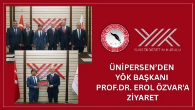 ÜNİPERSEN’den YÖK Başkanı Özvar’a ziyaret
