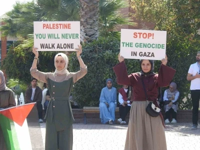 Üniversite öğrencilerinden Gazze’ye destek
