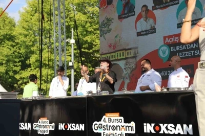 Ünlü şefler, tabaklarında Bursa ürünlerini yorumladı
