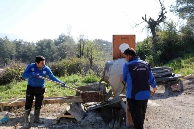 &Uuml;reticinin talebi &uuml;zerine sulama havuzu kapasitesi 30 tona &ccedil;ıkarıldı
