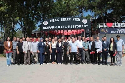 Uşak Belediye Başkan Vekili Terekeci &Ouml;zkan basın mensupları ile bir araya geldi
