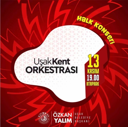 Uşak&rsquo;ta halk konserleri devam ediyor
