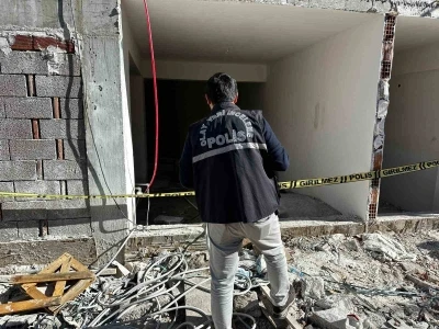 Uşak’ta inşaat halindeki apartmandan düşen kişi öldü
