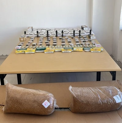 Uyuşturucu ve kaçak tütünler ele geçirilen şüpheli tutuklandı
